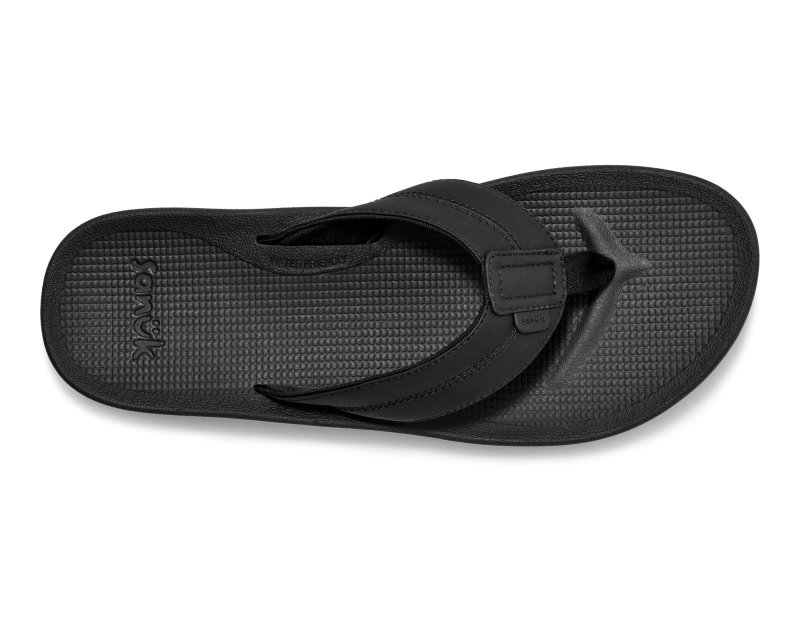 Sanuk Cosmic Coast Men Flip Flops Black,Sanuk Philippines | FU36-6046B9