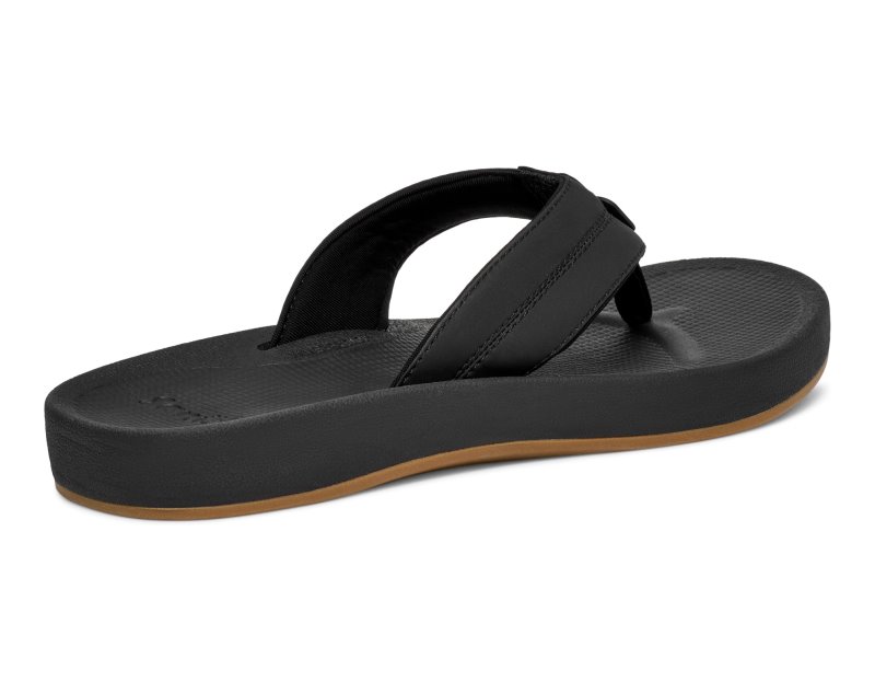 Sanuk Cosmic Coast Men Flip Flops Black,Sanuk Philippines | FU36-6046B9