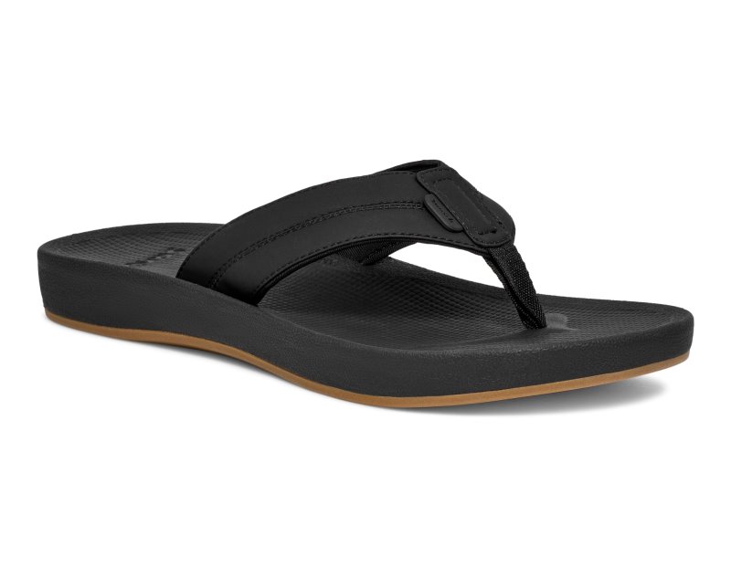 Sanuk Cosmic Coast Men Flip Flops Black,Sanuk Philippines | FU36-6046B9