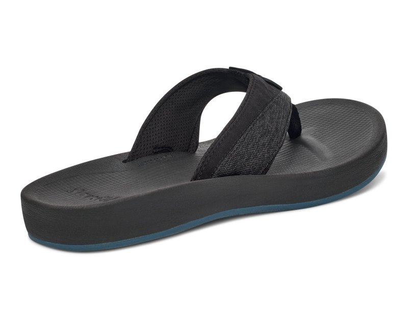 Sanuk Cosmic Seas Mesh Men Flip Flops Black,Sanuk Philippines | MV52-2622J7