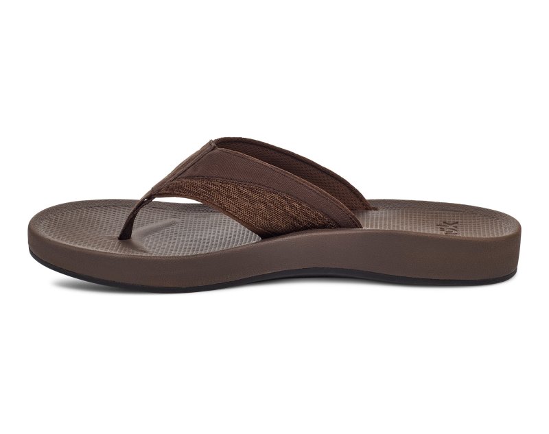 Sanuk Cosmic Seas Mesh Men Flip Flops Brown,Sanuk Philippines | RM69-8459K6