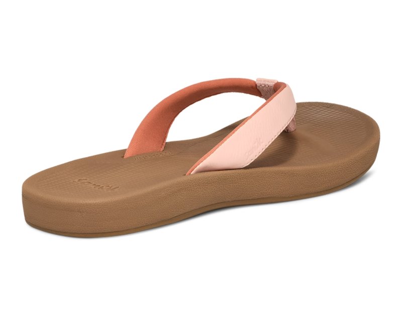 Sanuk Cosmic Shores Women Flip Flops Pink,Sanuk Philippines | IJ53-1413S3