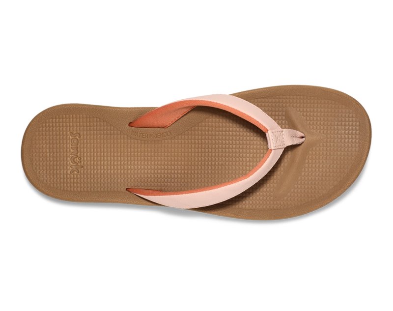 Sanuk Cosmic Shores Women Flip Flops Pink,Sanuk Philippines | IJ53-1413S3