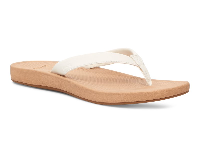 Sanuk Cosmic Shores Women Flip Flops White,Sanuk Philippines | YE93-2803U7