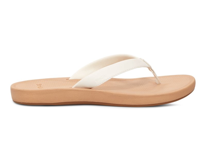 Sanuk Cosmic Shores Women Flip Flops White,Sanuk Philippines | YE93-2803U7