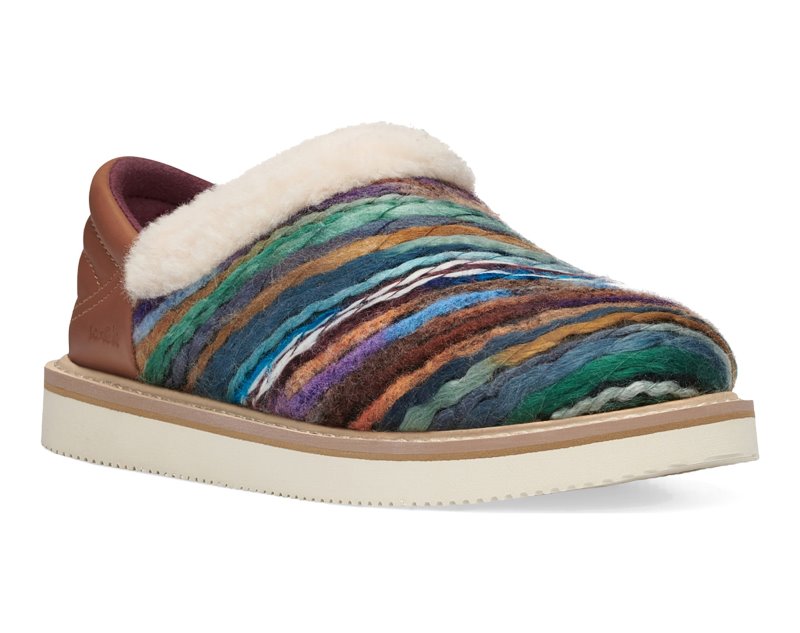 Sanuk Cozy Vibe Low Sm Rad Yarn Women Slippers Brown Multicolor,Sanuk Philippines | AV99-3399Z6