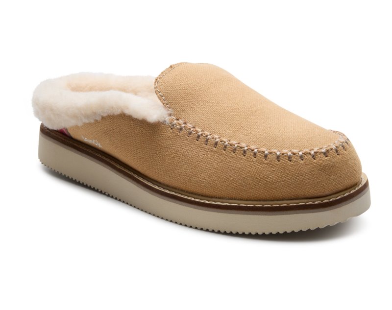 Sanuk Cozy Vibe Slippers Women Slippers Brown,Sanuk Philippines | VY93-5993T8