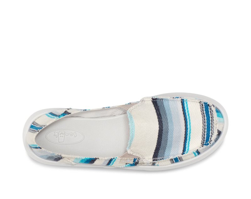 Sanuk Donna Blanket Slip-on Women Shoes Blue,Sanuk Philippines | FC76-2766V2