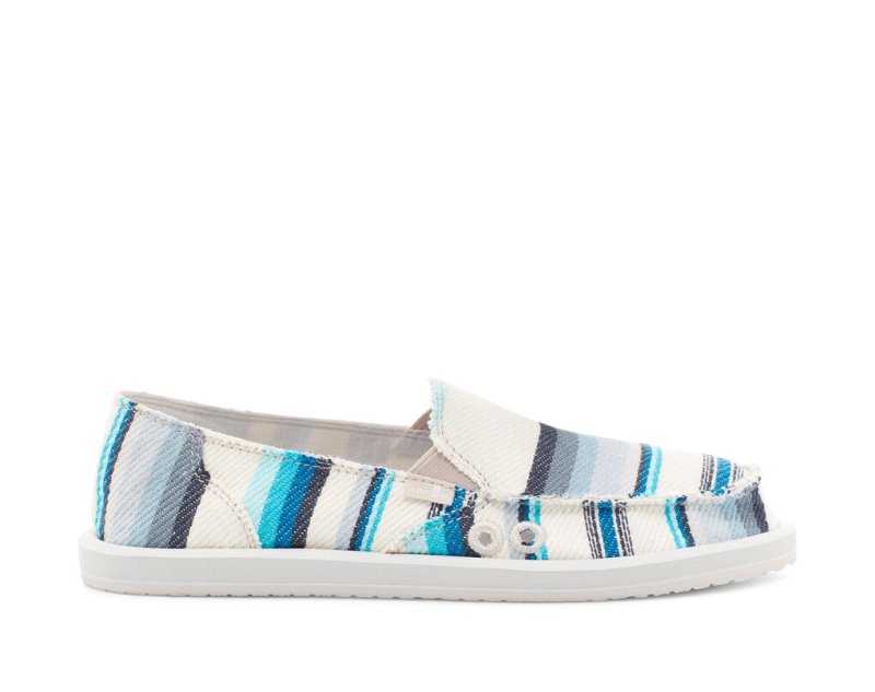 Sanuk Donna Blanket Slip-on Women Shoes Blue,Sanuk Philippines | FC76-2766V2