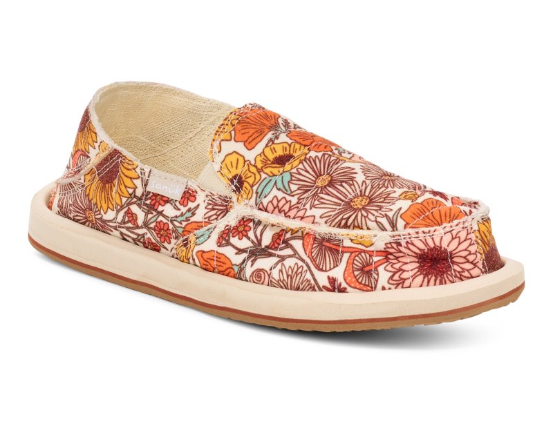 Sanuk Donna Floral Quilt Women Loafers Multicolor,Sanuk Philippines | NX13-0033N1