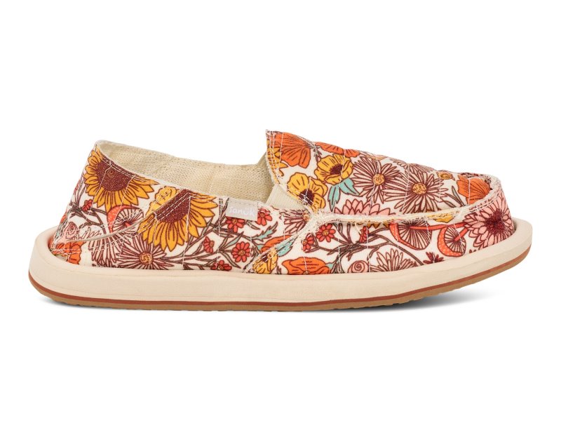 Sanuk Donna Floral Quilt Women Loafers Multicolor,Sanuk Philippines | NX13-0033N1