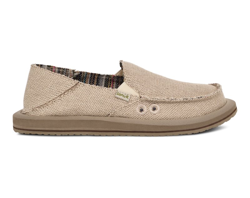 Sanuk Donna Hemp 2 Tone Women Loafers Beige,Sanuk Philippines | YN32-0652P0