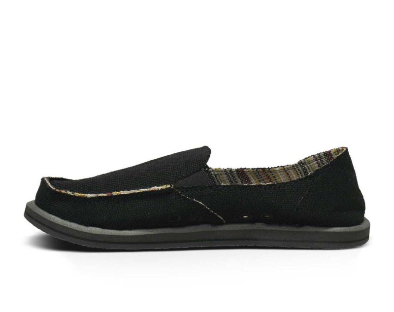 Sanuk Donna Hemp Women Shoes Black,Sanuk Philippines | RX38-2028O4