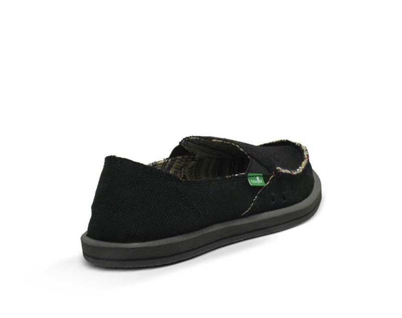 Sanuk Donna Hemp Women Shoes Black,Sanuk Philippines | RX38-2028O4