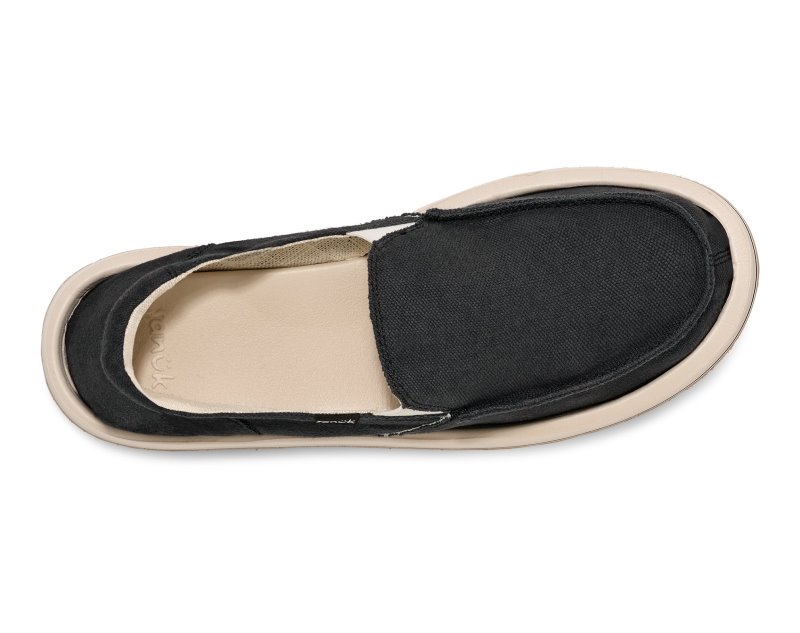 Sanuk Donna Mesa Women Loafers Black,Sanuk Philippines | EX50-8890C9