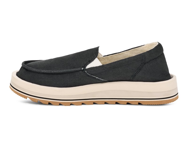 Sanuk Donna Mesa Women Loafers Black,Sanuk Philippines | EX50-8890C9