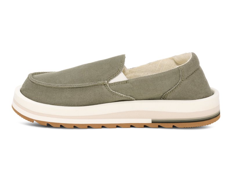 Sanuk Donna Mesa Women Loafers Olive,Sanuk Philippines | BG72-1782B2