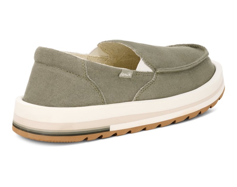 Sanuk Donna Mesa Women Loafers Olive,Sanuk Philippines | BG72-1782B2