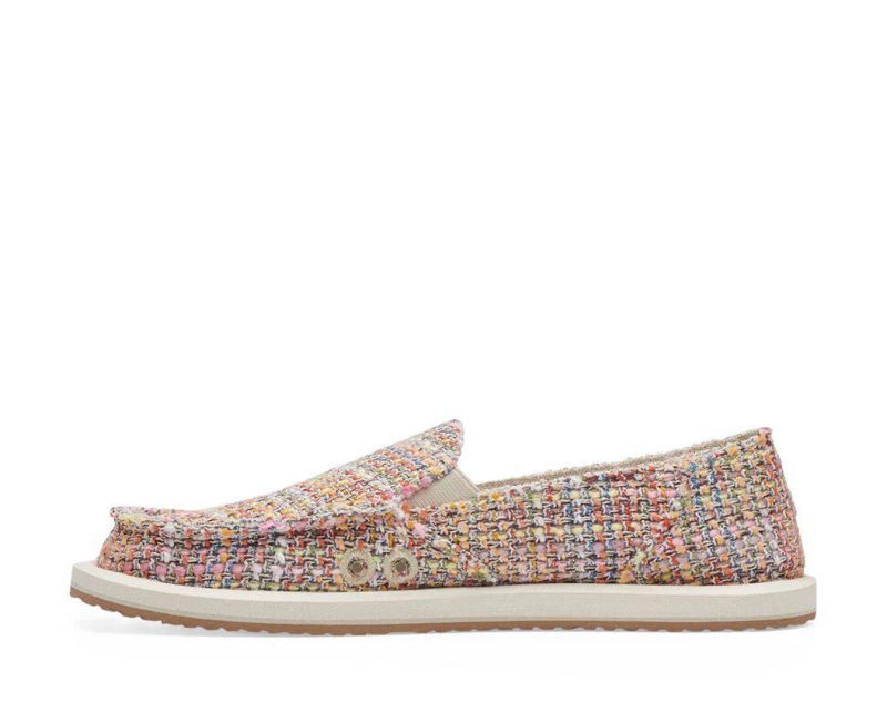 Sanuk Donna Summer Tweed Women Slip On Beige Multicolor,Sanuk Philippines | NJ72-4302A7