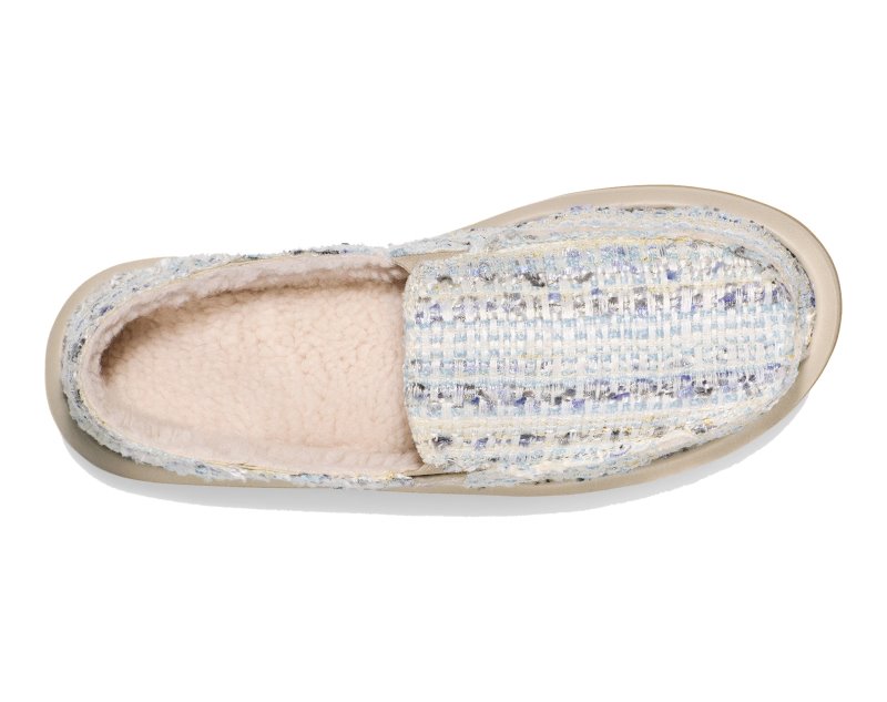 Sanuk Donna Tweed Chill Women Slip On White Multicolor,Sanuk Philippines | YH93-9203Z8