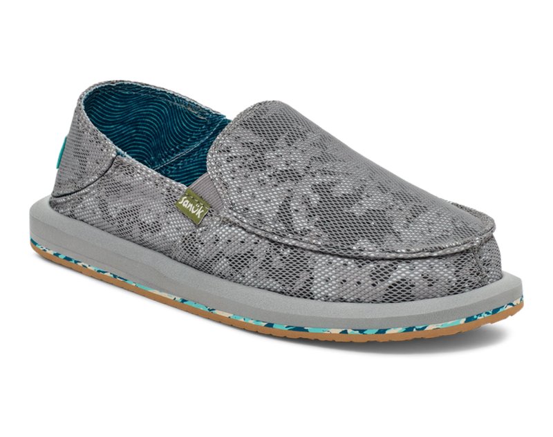 Sanuk Donna X Surfrider Women Slip On Grey Brown,Sanuk Philippines | BF32-5442W0