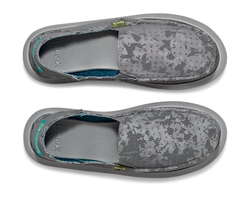 Sanuk Donna X Surfrider Women Slip On Grey Brown,Sanuk Philippines | BF32-5442W0