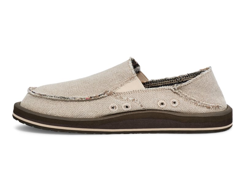 Sanuk Donny Hemp 2 Tone Men Loafers Beige,Sanuk Philippines | RA83-7183W4