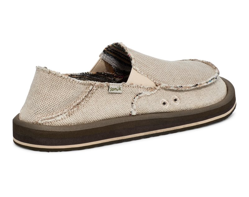 Sanuk Donny Hemp 2 Tone Men Loafers Beige,Sanuk Philippines | RA83-7183W4