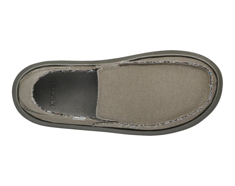 Sanuk Donny Hemp Men Loafers Olive,Sanuk Philippines | ZG62-4582G9