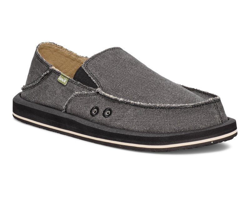 Sanuk Donny Men Loafers Dark Grey,Sanuk Philippines | UW44-1124N0