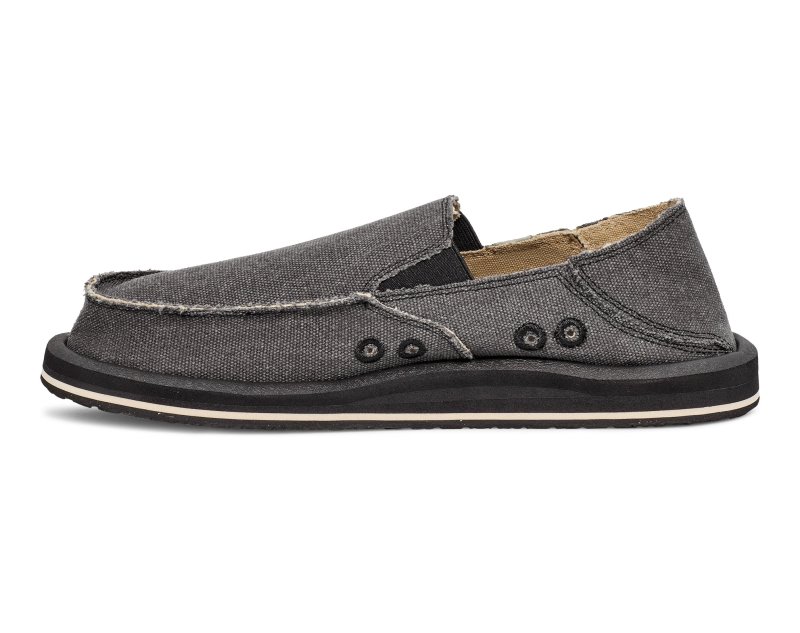 Sanuk Donny Men Loafers Dark Grey,Sanuk Philippines | UW44-1124N0