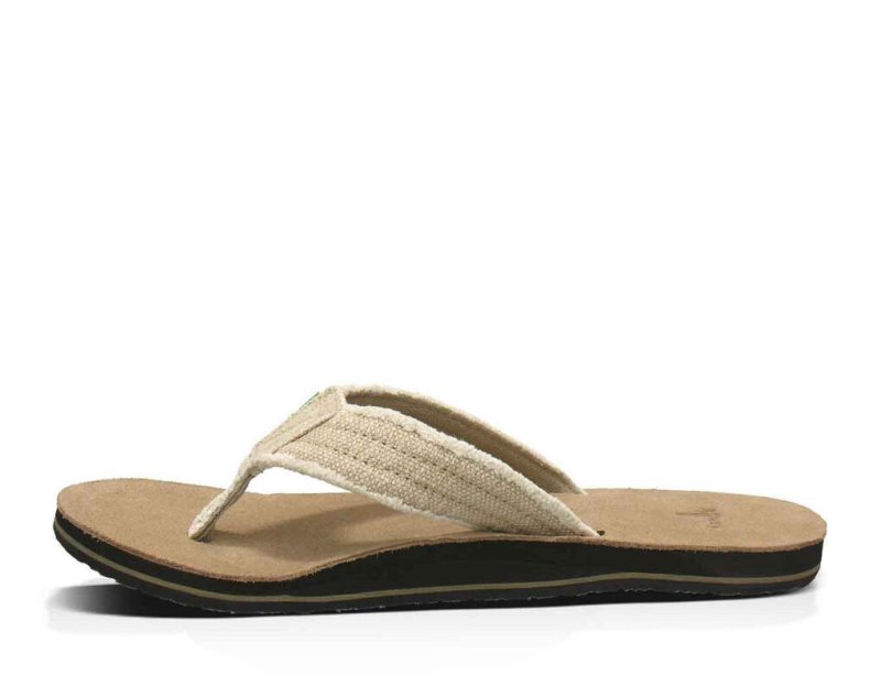 Sanuk Fraid Not Men Flip Flops Khaki,Sanuk Philippines | AT30-2440Q2