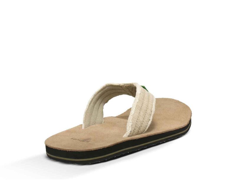 Sanuk Fraid Not Men Flip Flops Khaki,Sanuk Philippines | AT30-2440Q2