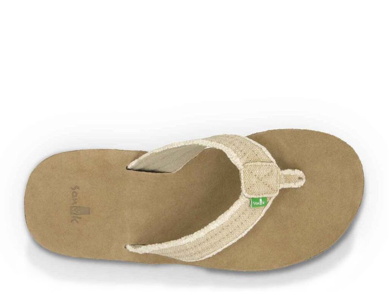 Sanuk Fraid Not Men Flip Flops Khaki,Sanuk Philippines | AT30-2440Q2