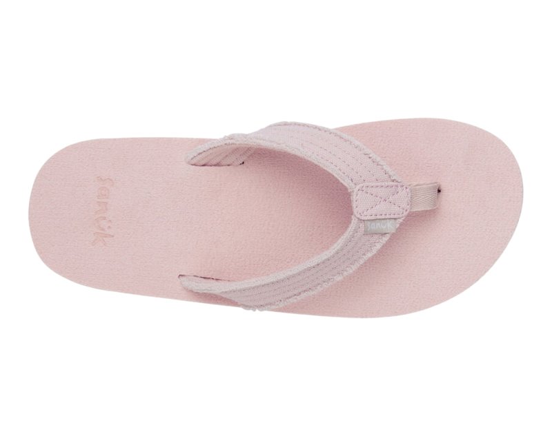 Sanuk Fraidy Stacker Kids' Flip Flops Pink,Sanuk Philippines | GR23-6983D6