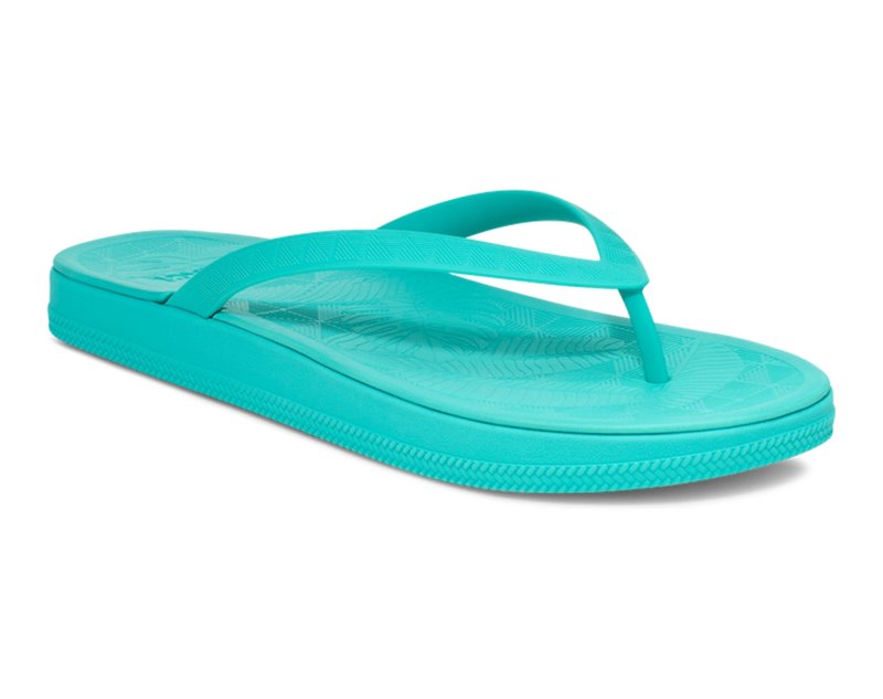 Sanuk Funshine Women Flip Flops Dark Turquoise,Sanuk Philippines | ST83-3463S7