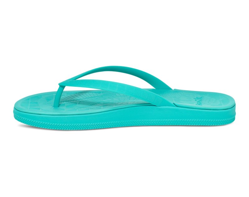 Sanuk Funshine Women Flip Flops Dark Turquoise,Sanuk Philippines | ST83-3463S7