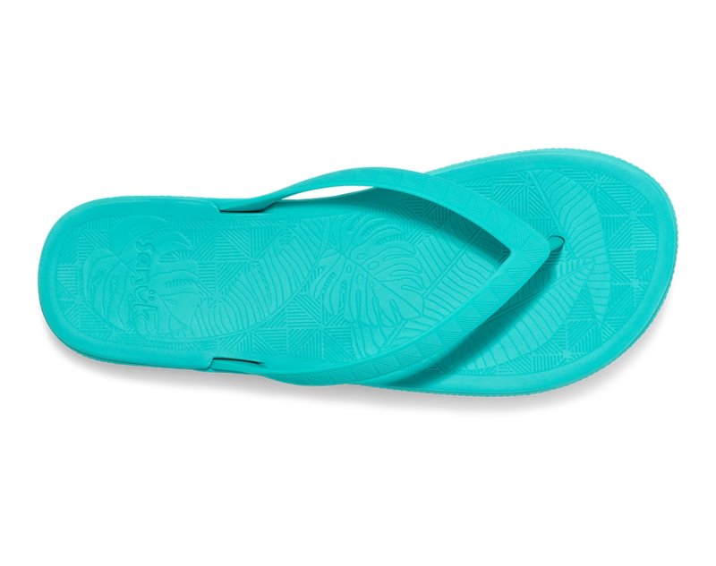 Sanuk Funshine Women Flip Flops Dark Turquoise,Sanuk Philippines | ST83-3463S7