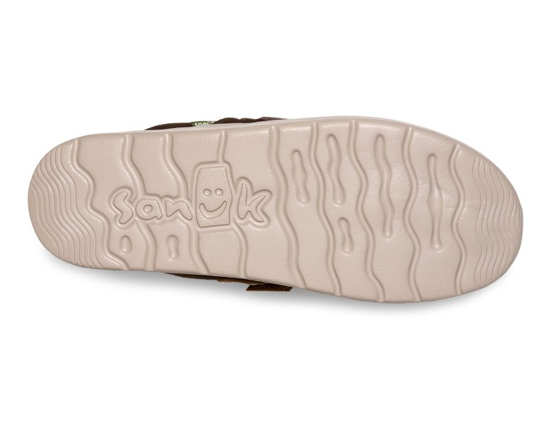 Sanuk Happy Hour Lite Men Mules Brown,Sanuk Philippines | UK36-6336E7