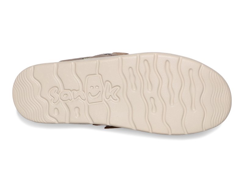 Sanuk Happy Hour Lite Men Mules Grey Brown,Sanuk Philippines | FP64-5264O4