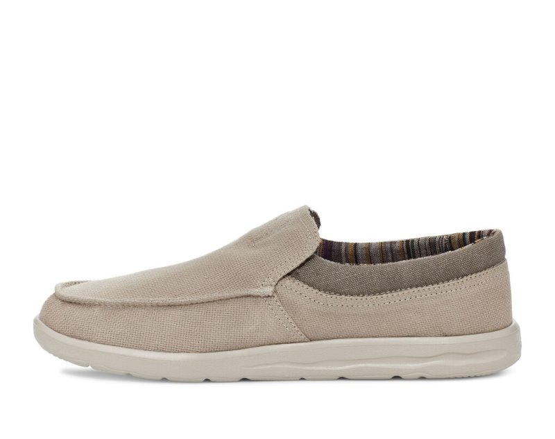 Sanuk Hi Bro Lite Hemp Slip-on Men Sidewalk Surfers Beige,Sanuk Philippines | FU22-1812O3