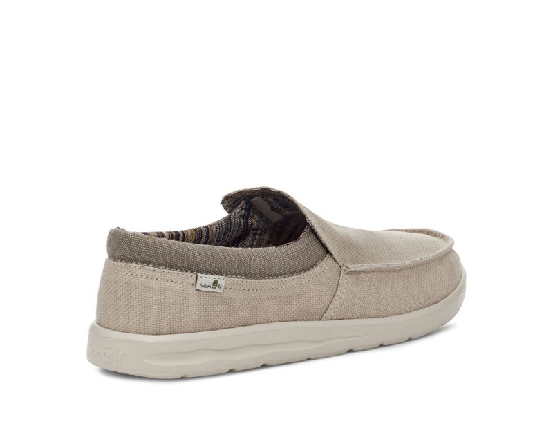 Sanuk Hi Bro Lite Hemp Slip-on Men Sidewalk Surfers Beige,Sanuk Philippines | FU22-1812O3