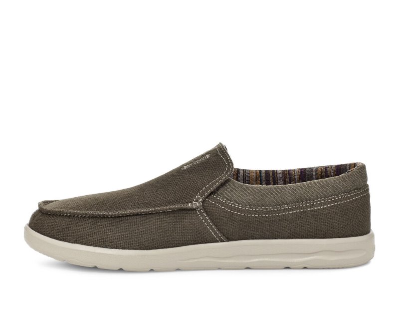 Sanuk Hi Bro Lite Hemp Slip-on Men Sidewalk Surfers Earth Grey,Sanuk Philippines | LB01-8301T4