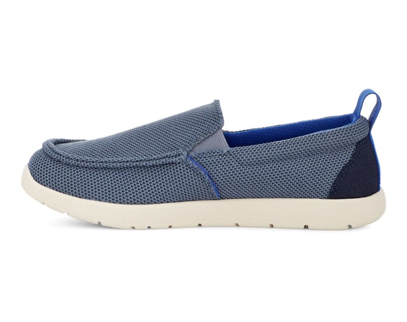 Sanuk Lil Sidewalk Surfer Lite Mesh Kids' Loafers Blue,Sanuk Philippines | KF46-0856O7