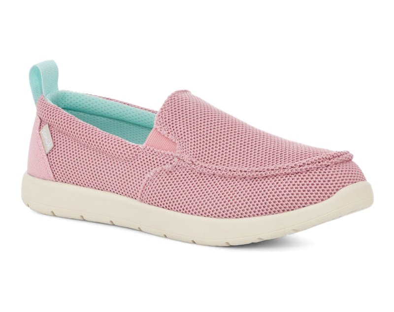 Sanuk Lil Sidewalk Surfer Lite Mesh Kids' Loafers Pink,Sanuk Philippines | FA23-6673T5