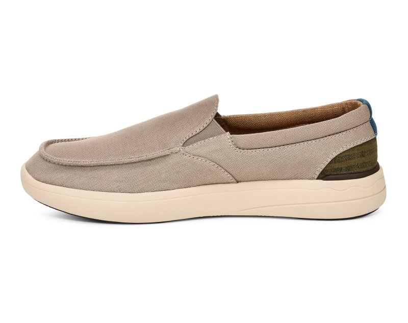 Sanuk Mason Slip On Men Loafers Beige,Sanuk Philippines | ZU43-4753F9