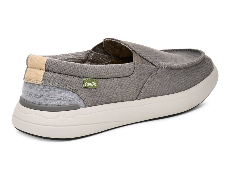 Sanuk Mason Slip On Men Loafers Grey,Sanuk Philippines | MC95-0315A3