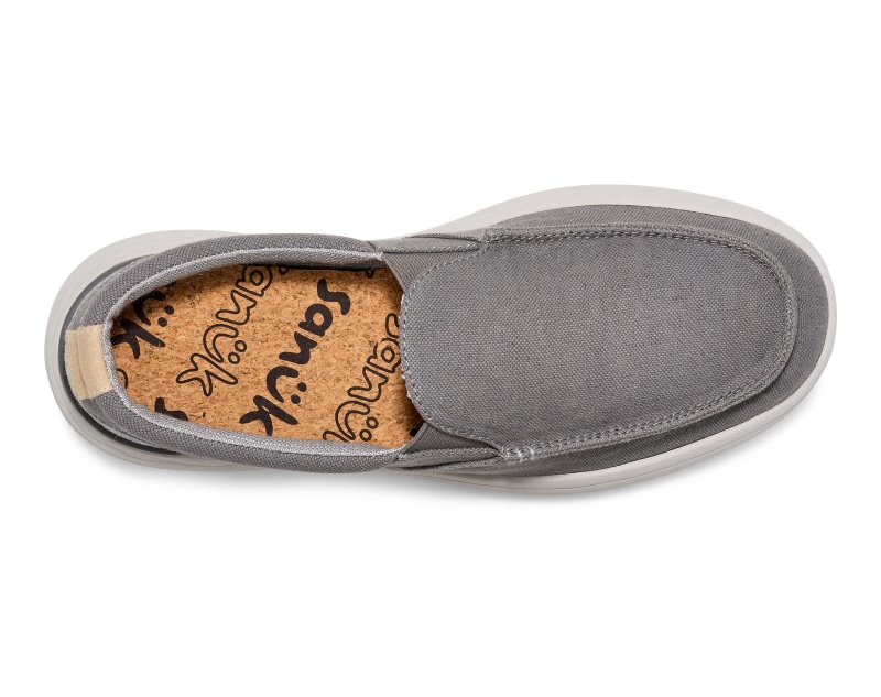 Sanuk Mason Slip On Men Loafers Grey,Sanuk Philippines | MC95-0315A3