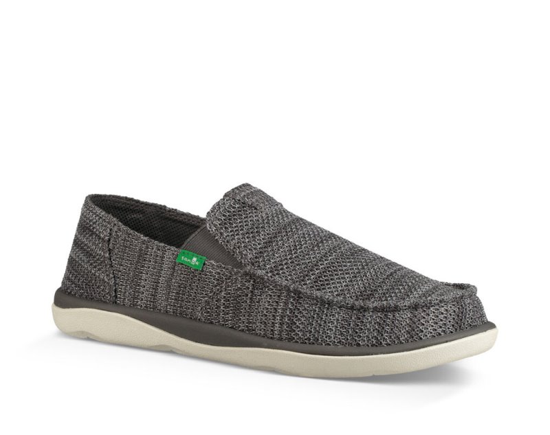 Sanuk Mesh Vagabond Tripper Men Shoes Dark Grey,Sanuk Philippines | DE54-9284I8