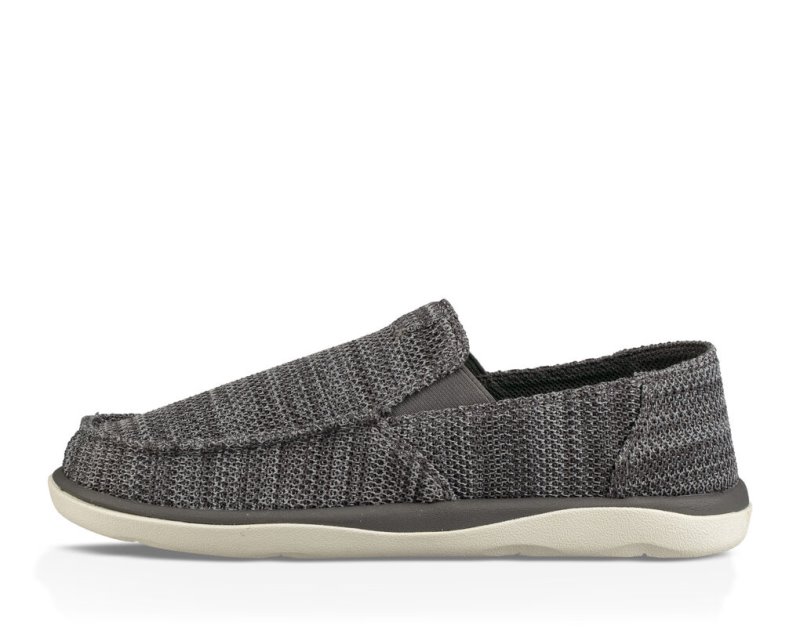 Sanuk Mesh Vagabond Tripper Men Shoes Dark Grey,Sanuk Philippines | DE54-9284I8